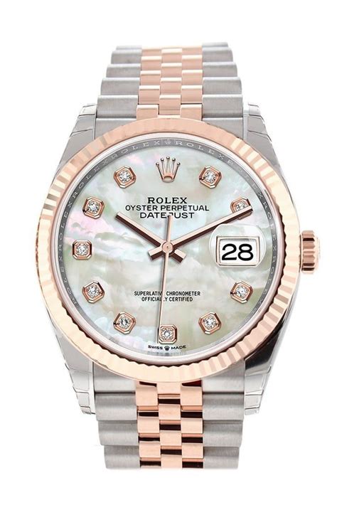 rolex datejust mother of pearl 26mm|Rolex Datejust 36 white gold.